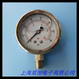 液壓工具 電動(dòng)液壓泵上用的耐震壓力表 適用于壓力70兆帕以下